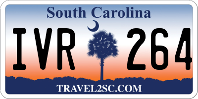 SC license plate IVR264
