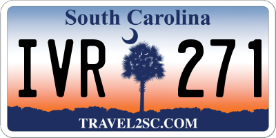 SC license plate IVR271