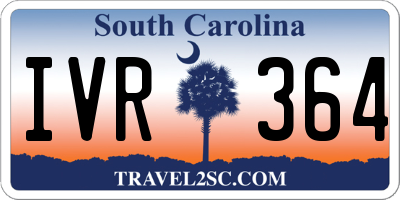 SC license plate IVR364