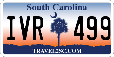 SC license plate IVR499