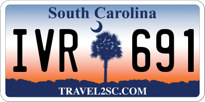 SC license plate IVR691