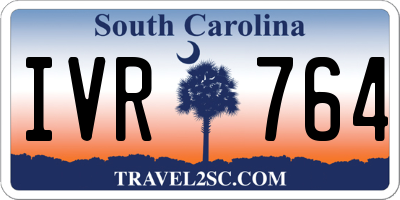 SC license plate IVR764