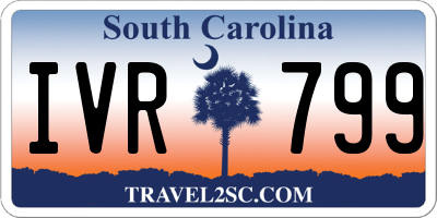 SC license plate IVR799