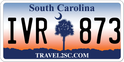 SC license plate IVR873
