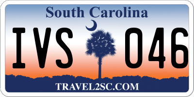 SC license plate IVS046