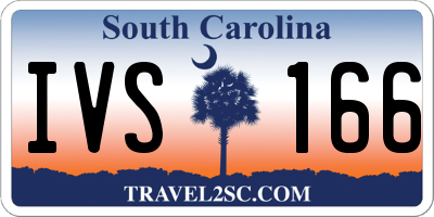 SC license plate IVS166