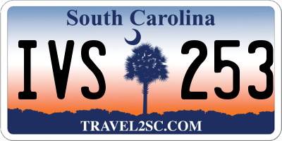 SC license plate IVS253