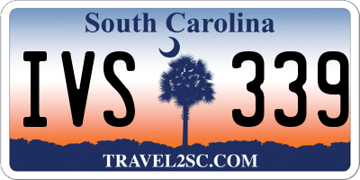 SC license plate IVS339