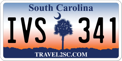 SC license plate IVS341