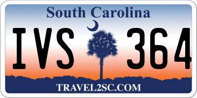 SC license plate IVS364