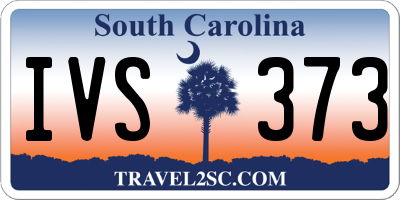 SC license plate IVS373