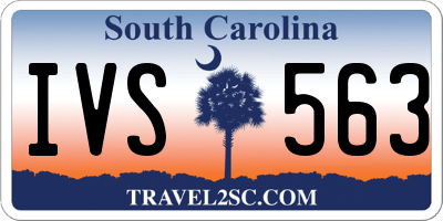 SC license plate IVS563