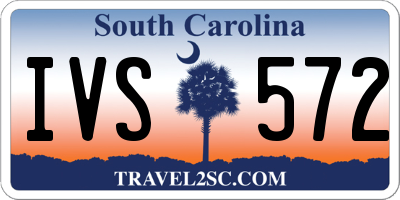 SC license plate IVS572
