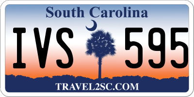 SC license plate IVS595