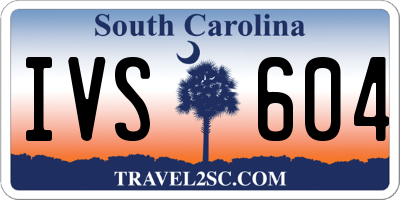 SC license plate IVS604