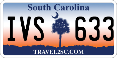 SC license plate IVS633