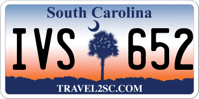 SC license plate IVS652
