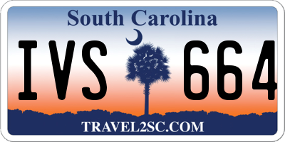 SC license plate IVS664