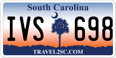 SC license plate IVS698