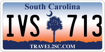 SC license plate IVS713