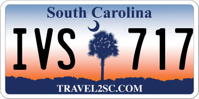 SC license plate IVS717