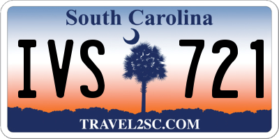 SC license plate IVS721