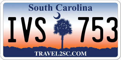 SC license plate IVS753