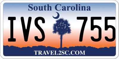 SC license plate IVS755