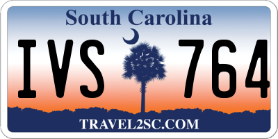 SC license plate IVS764