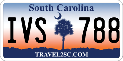 SC license plate IVS788
