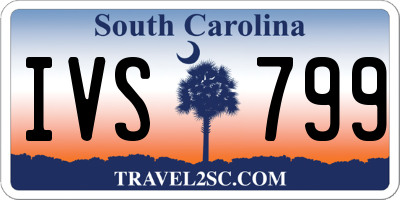 SC license plate IVS799
