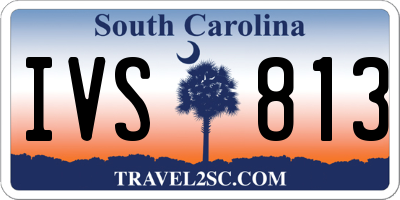 SC license plate IVS813