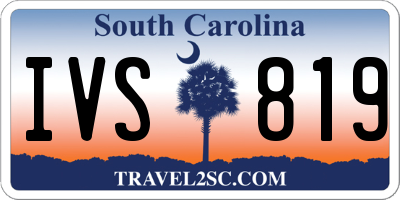 SC license plate IVS819