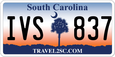 SC license plate IVS837