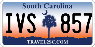 SC license plate IVS857
