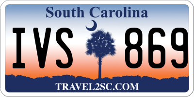 SC license plate IVS869