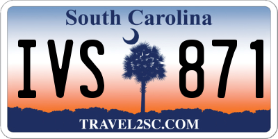 SC license plate IVS871