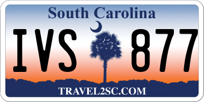 SC license plate IVS877