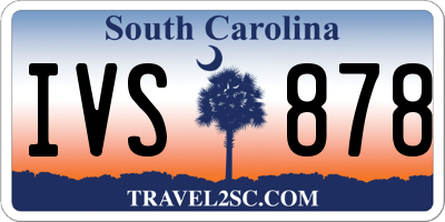 SC license plate IVS878