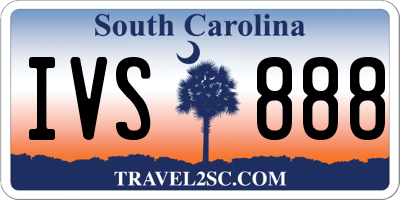 SC license plate IVS888