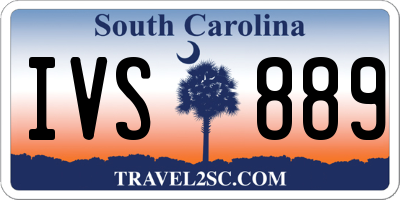 SC license plate IVS889