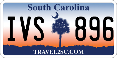 SC license plate IVS896
