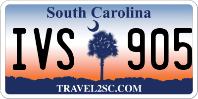 SC license plate IVS905