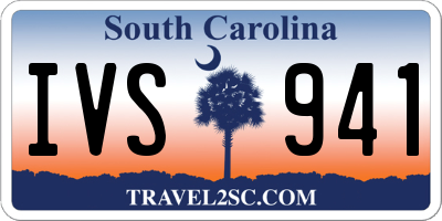 SC license plate IVS941