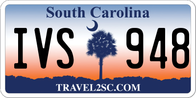 SC license plate IVS948