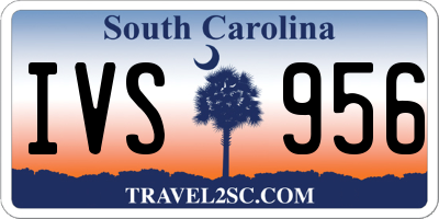 SC license plate IVS956