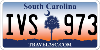 SC license plate IVS973