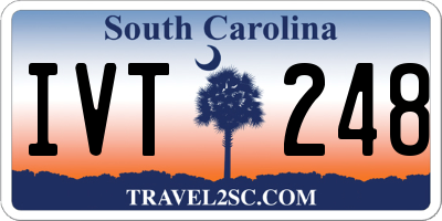 SC license plate IVT248