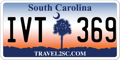 SC license plate IVT369