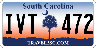 SC license plate IVT472